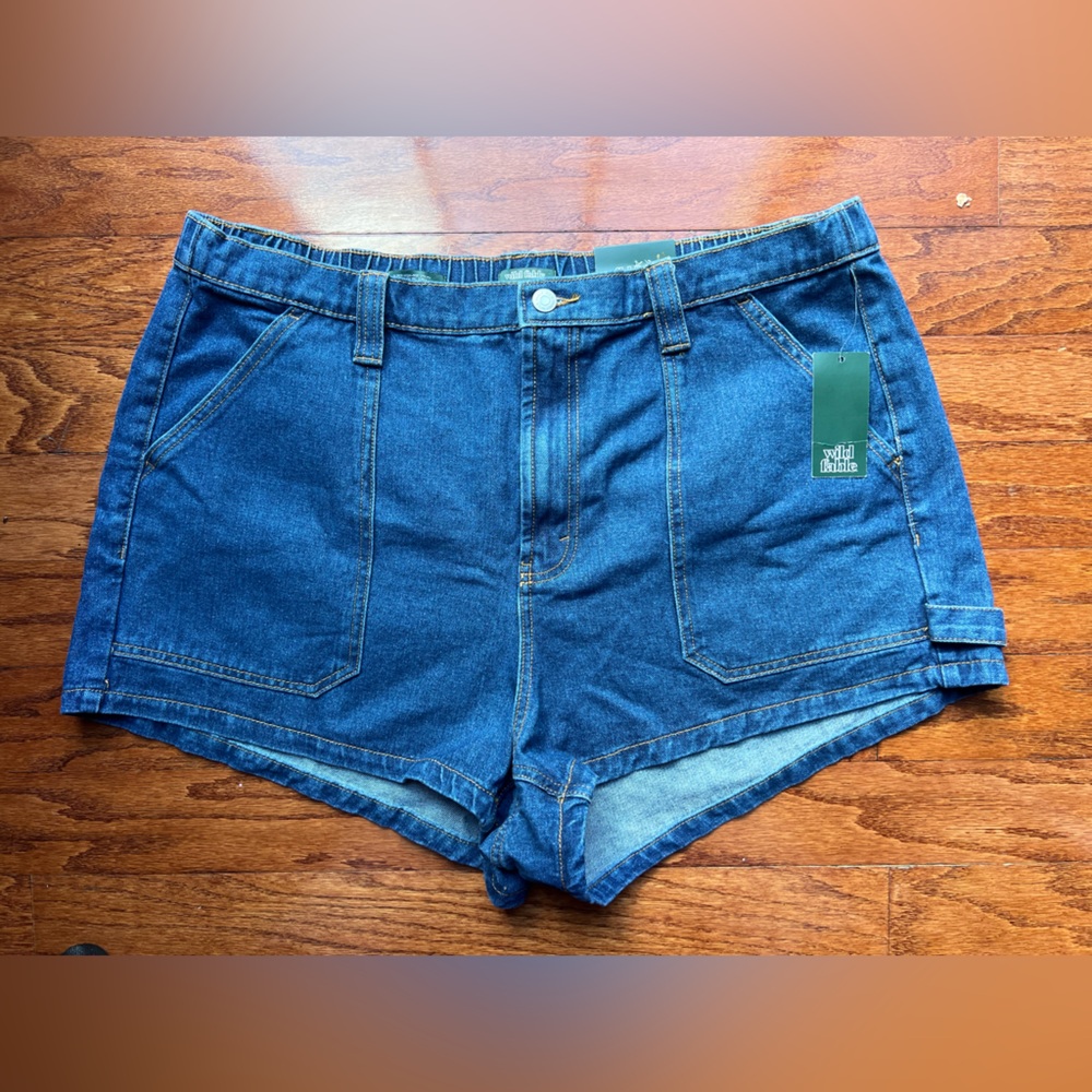 Wild Fable Dark Blue Jean Shorts